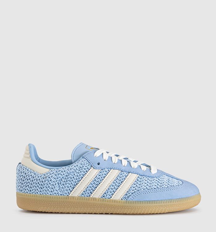 adidas Samba OG Trainers Clear Sky Offwhite Gum