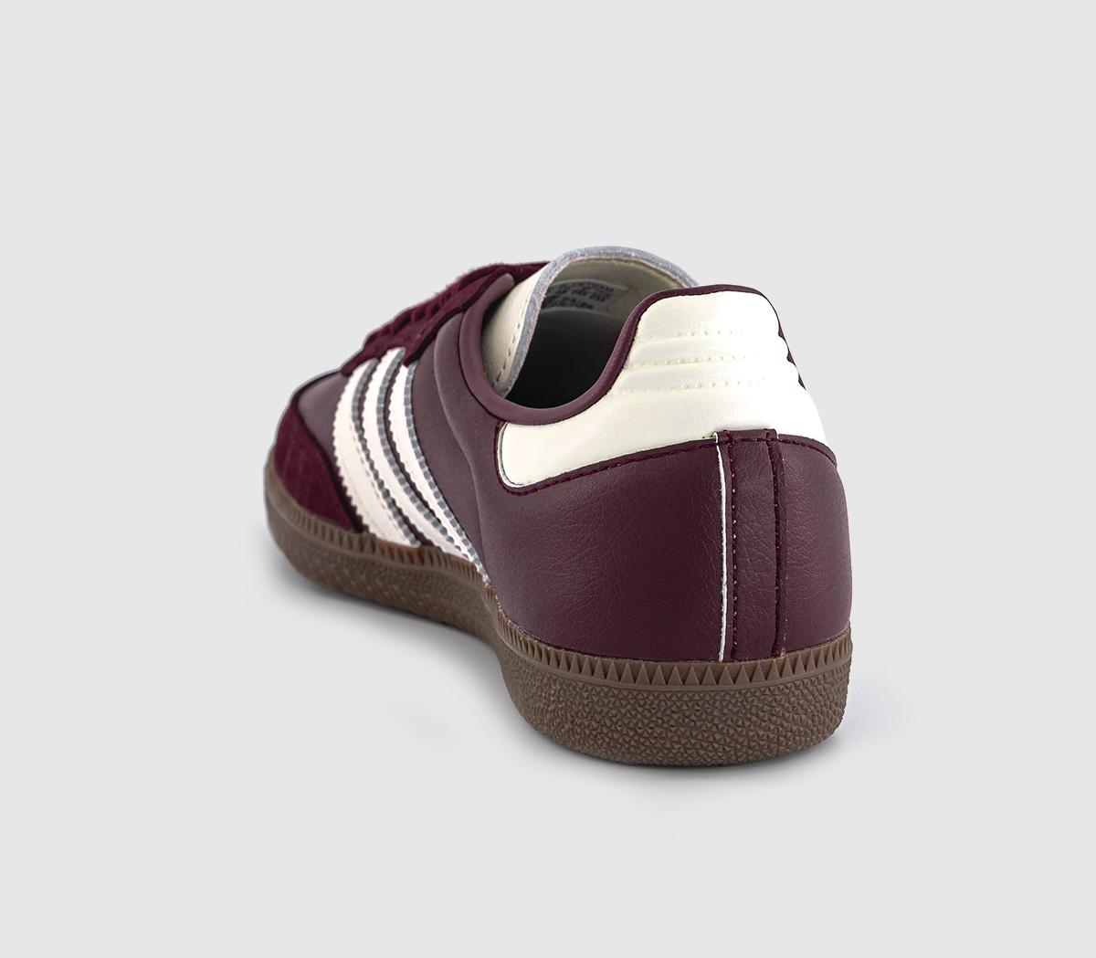 adidasSamba OG Trainers adidasSamba OG TrainersMaroon Offwhite Gum
