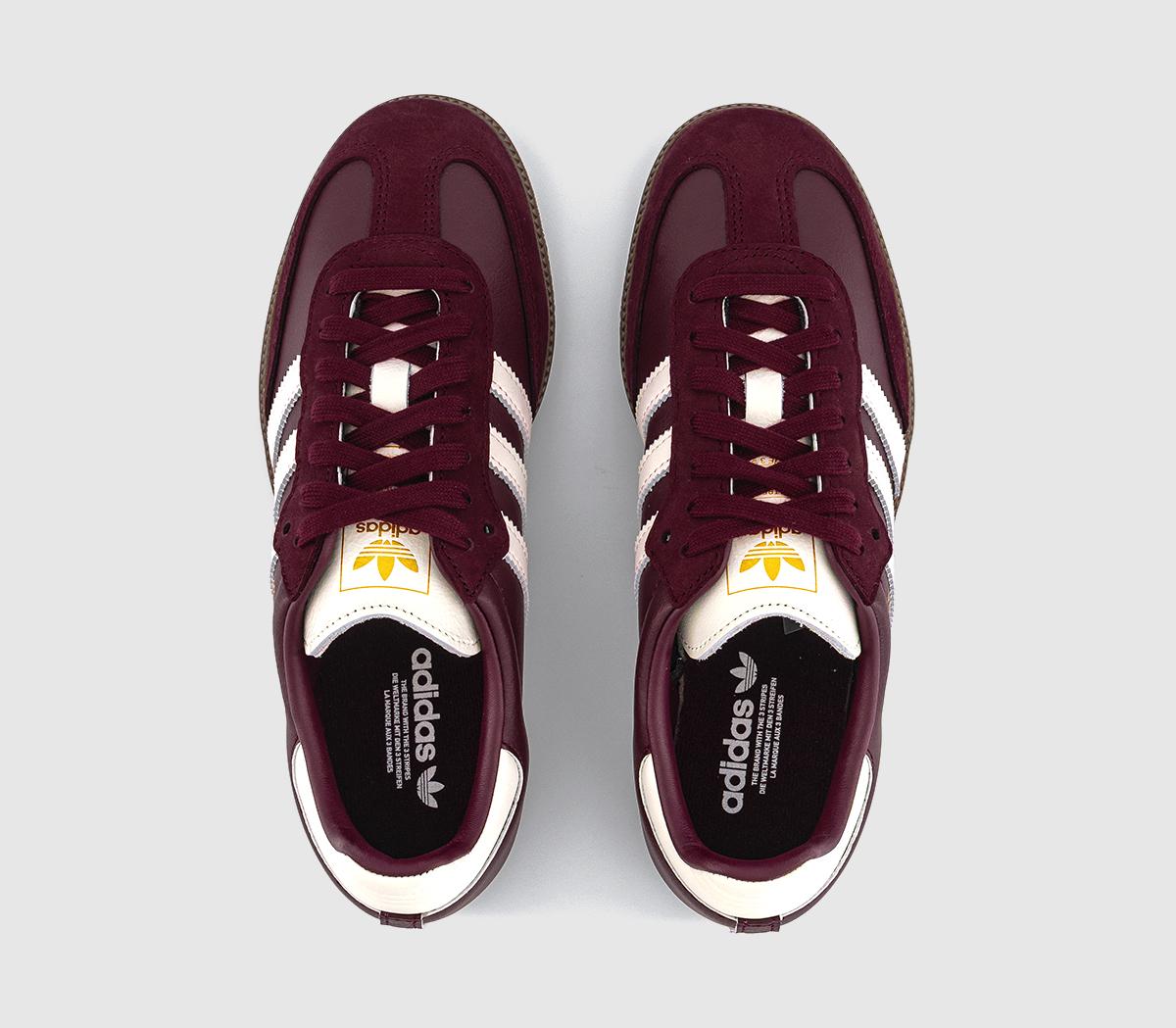 adidasSamba OG Trainers adidasSamba OG TrainersMaroon Offwhite Gum
