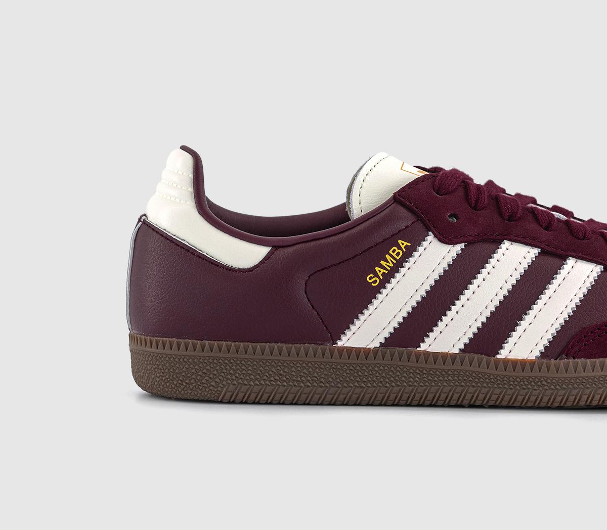 adidasSamba OG Trainers adidasSamba OG TrainersMaroon Offwhite Gum