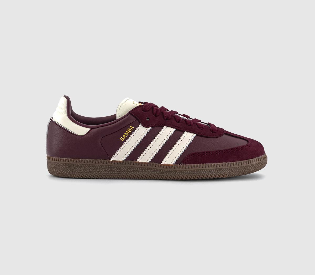 adidasSamba OG Trainers adidasSamba OG TrainersMaroon Offwhite Gum