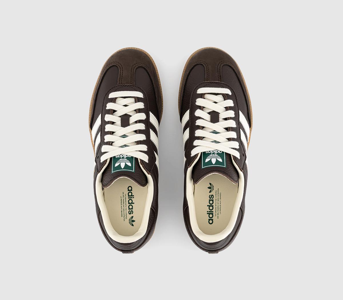 adidasSamba OG TrainersDark Brown Offwhite Gum