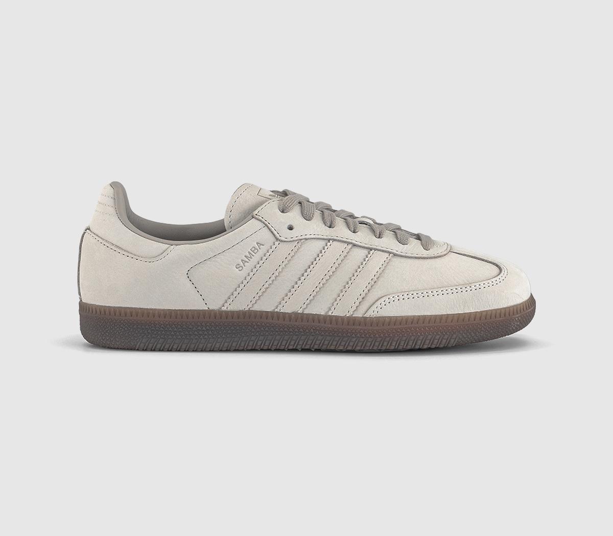 Adidas Womens Samba OG Trainers Alumina Light Brown Gum, 4.5