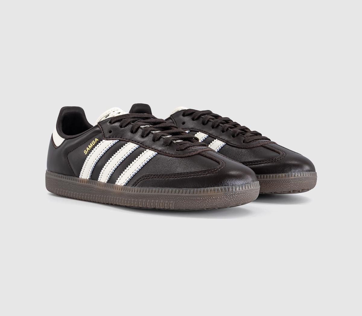 adidasSamba OG TrainersAurora Coffee Offwhite Gold Metallic
