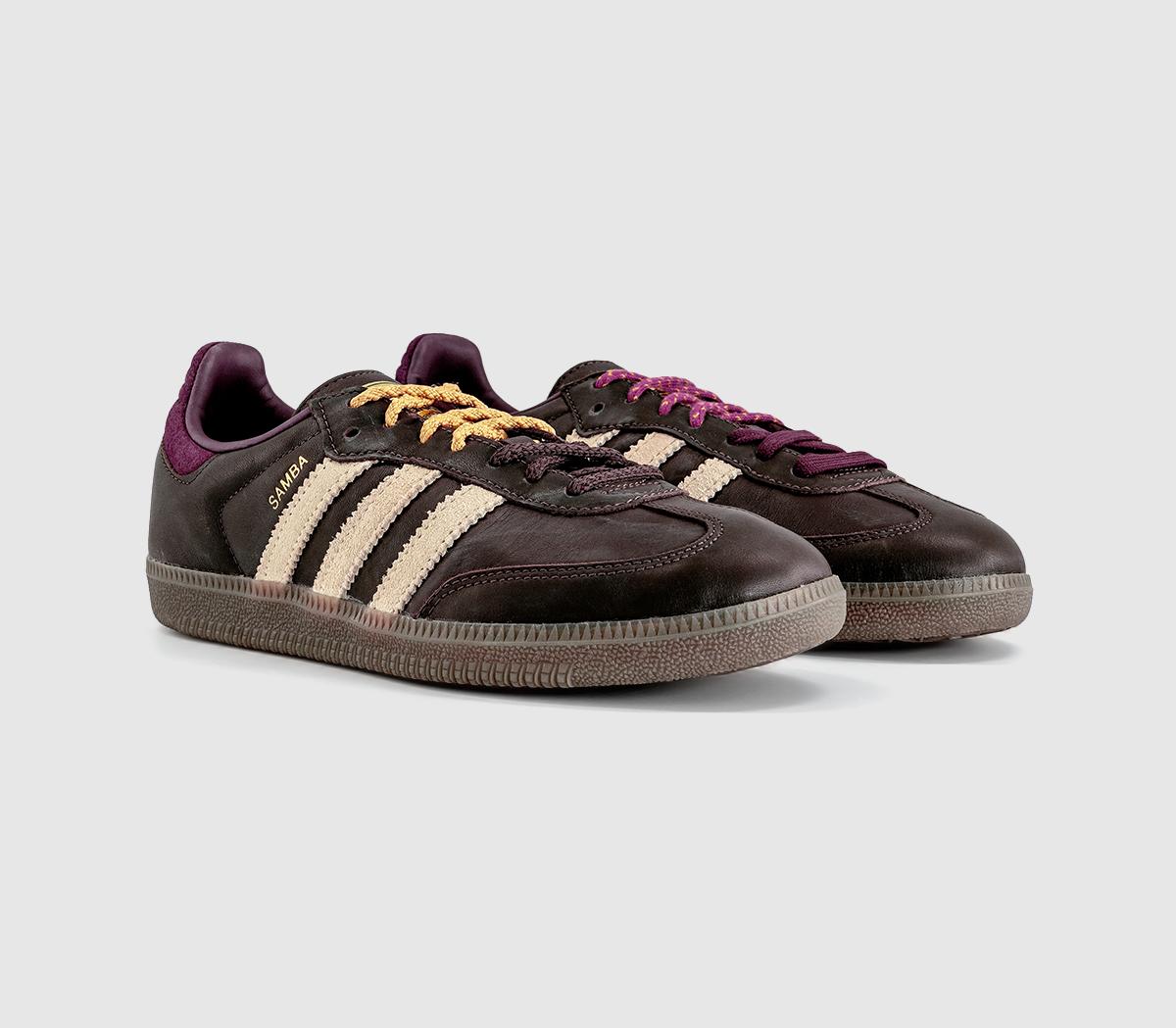 adidasSamba OG TrainersBrown Warm Vanilla Maroon