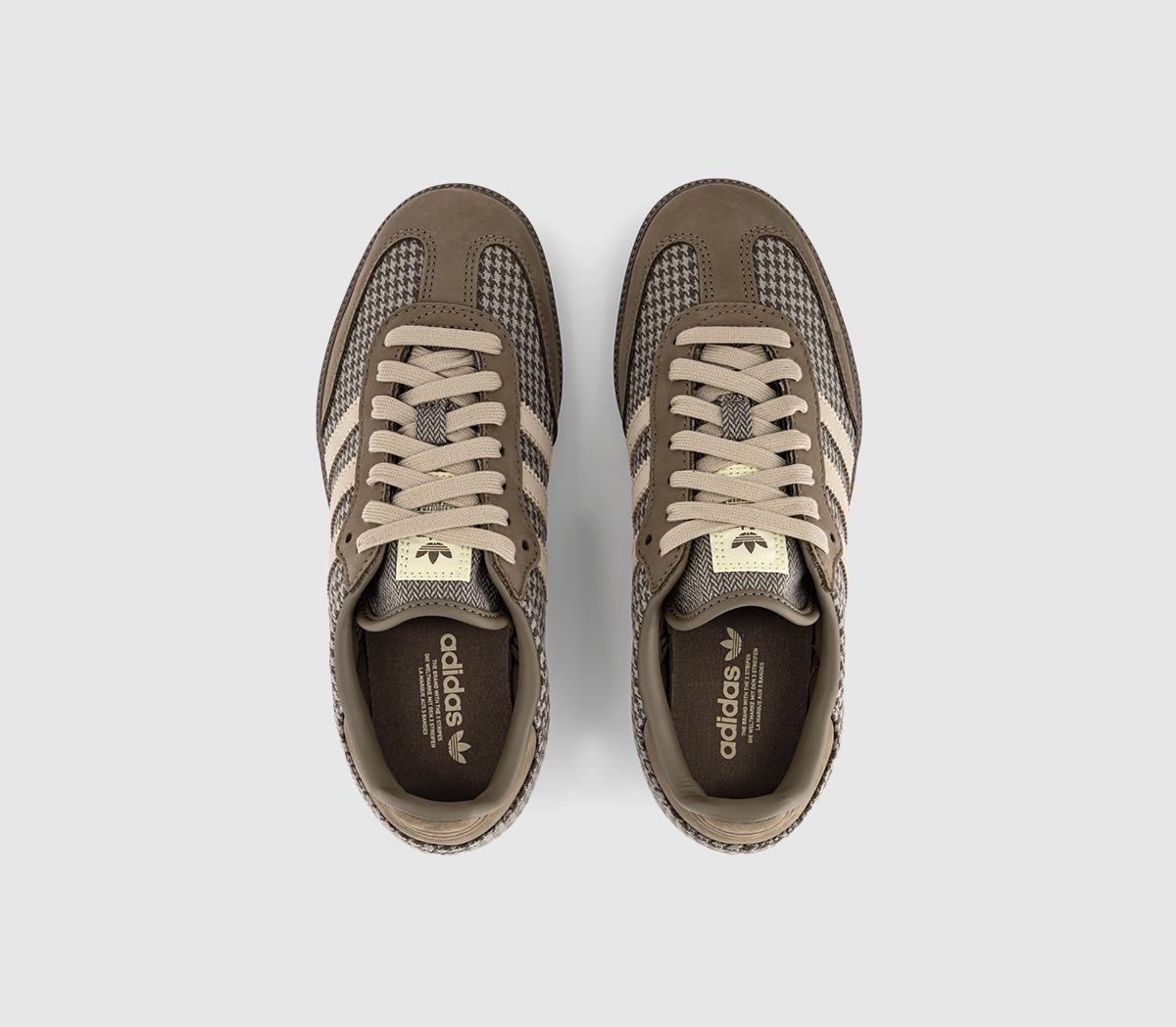 adidasSamba OG TrainersBlanch Brown Khaki Three Silver Pebble