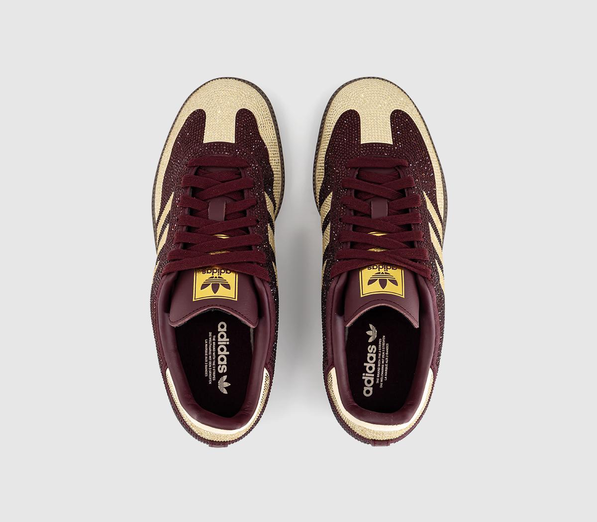 adidasSamba OG TrainersRhinestone Maroon Warm Vanilla Gum