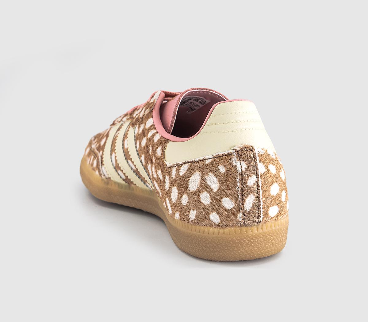 adidasSamba Og TrainersDeer Print Brown Desert Warm Vanilla Wonder Mauve