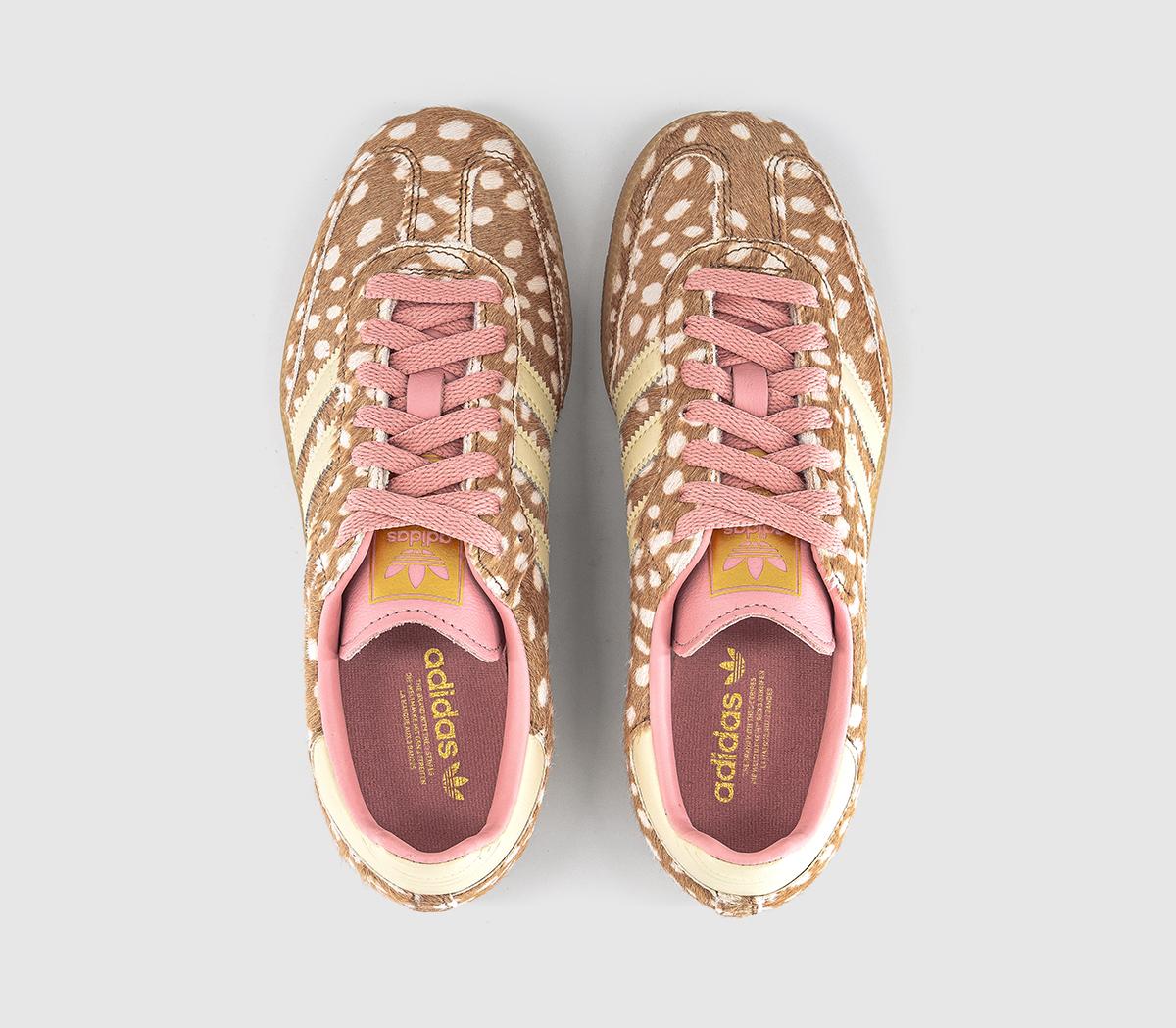 adidasSamba Og TrainersDeer Print Brown Desert Warm Vanilla Wonder Mauve