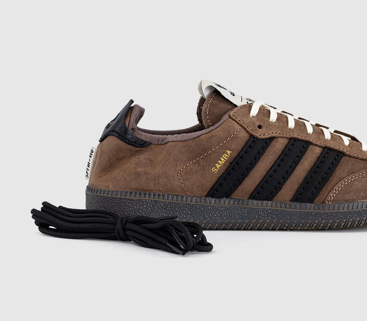 adidasSamba Og TrainersSftm Brown Core Black Gold Metallic