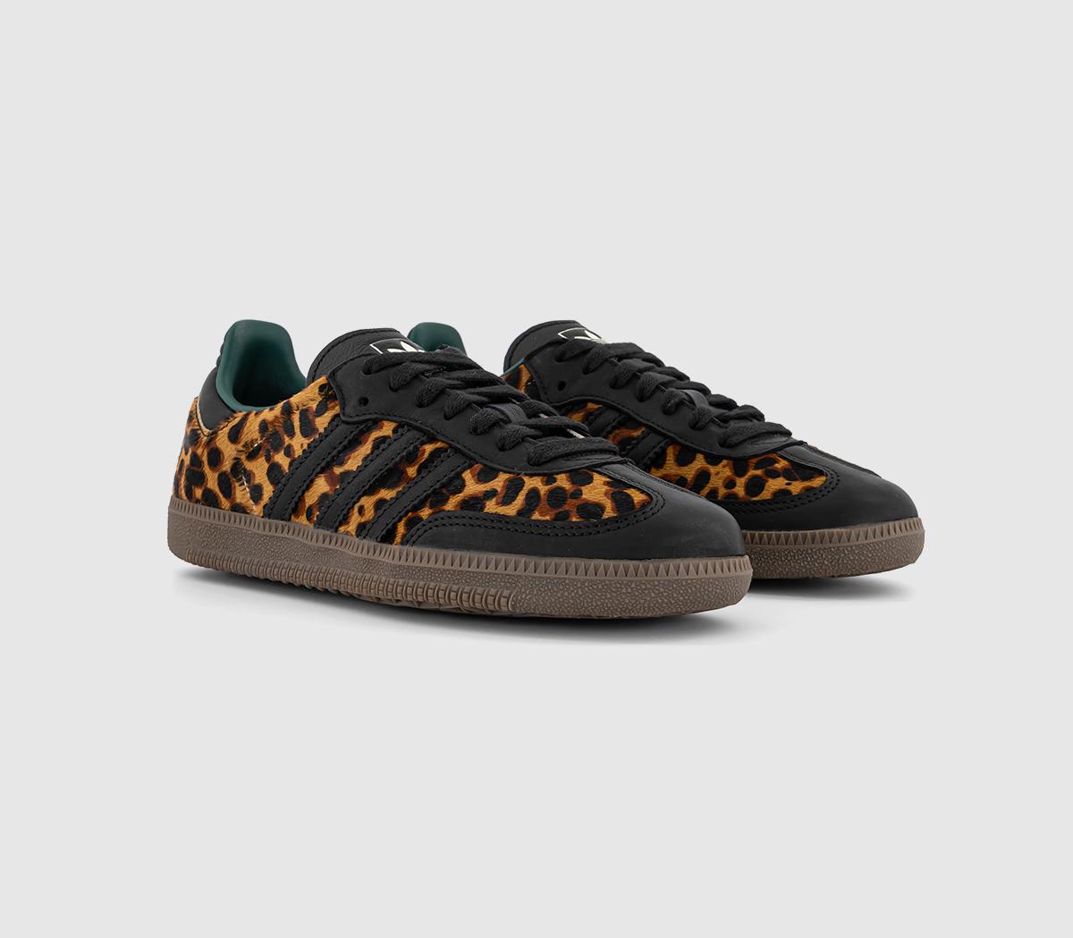 adidasSamba OG Trainers adidasSamba OG TrainersBlack Collegiate Green Cream White