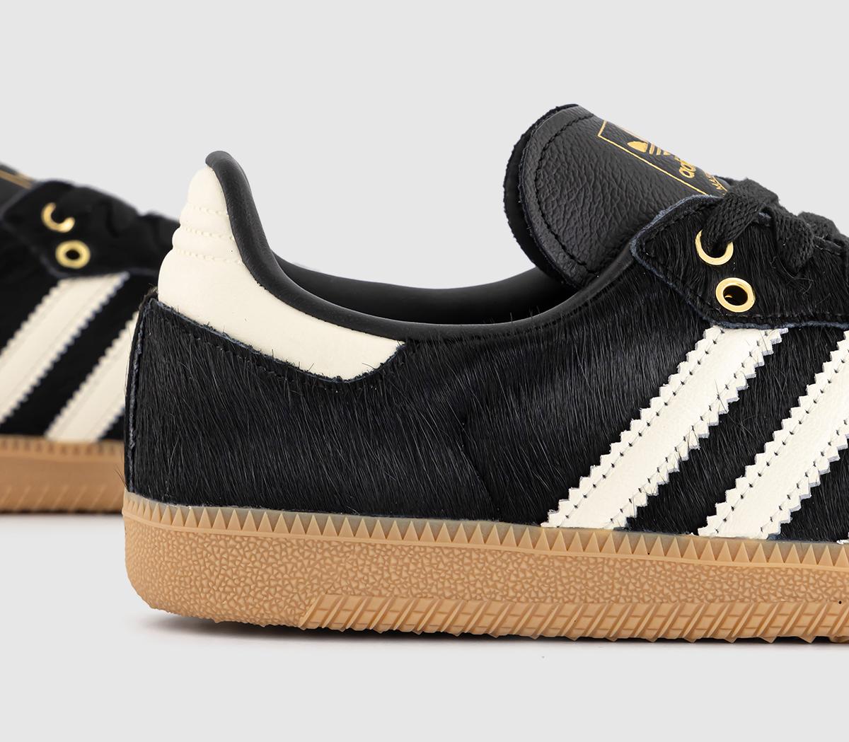 adidas Samba OG Trainers adidas Samba OG Trainers Pony Hair Effect Core Black Cream White Gum