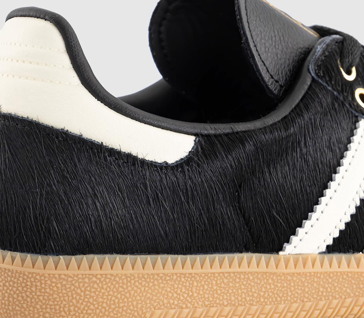adidas Samba OG Trainers adidas Samba OG Trainers Pony Hair Effect Core Black Cream White Gum