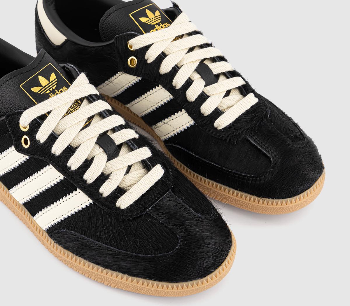 adidas Samba OG Trainers adidas Samba OG Trainers Pony Hair Effect Core Black Cream White Gum