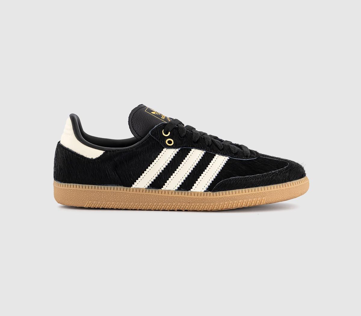 adidasSamba OG Trainers adidasSamba OG TrainersPony Hair Effect Core Black Cream White Gum