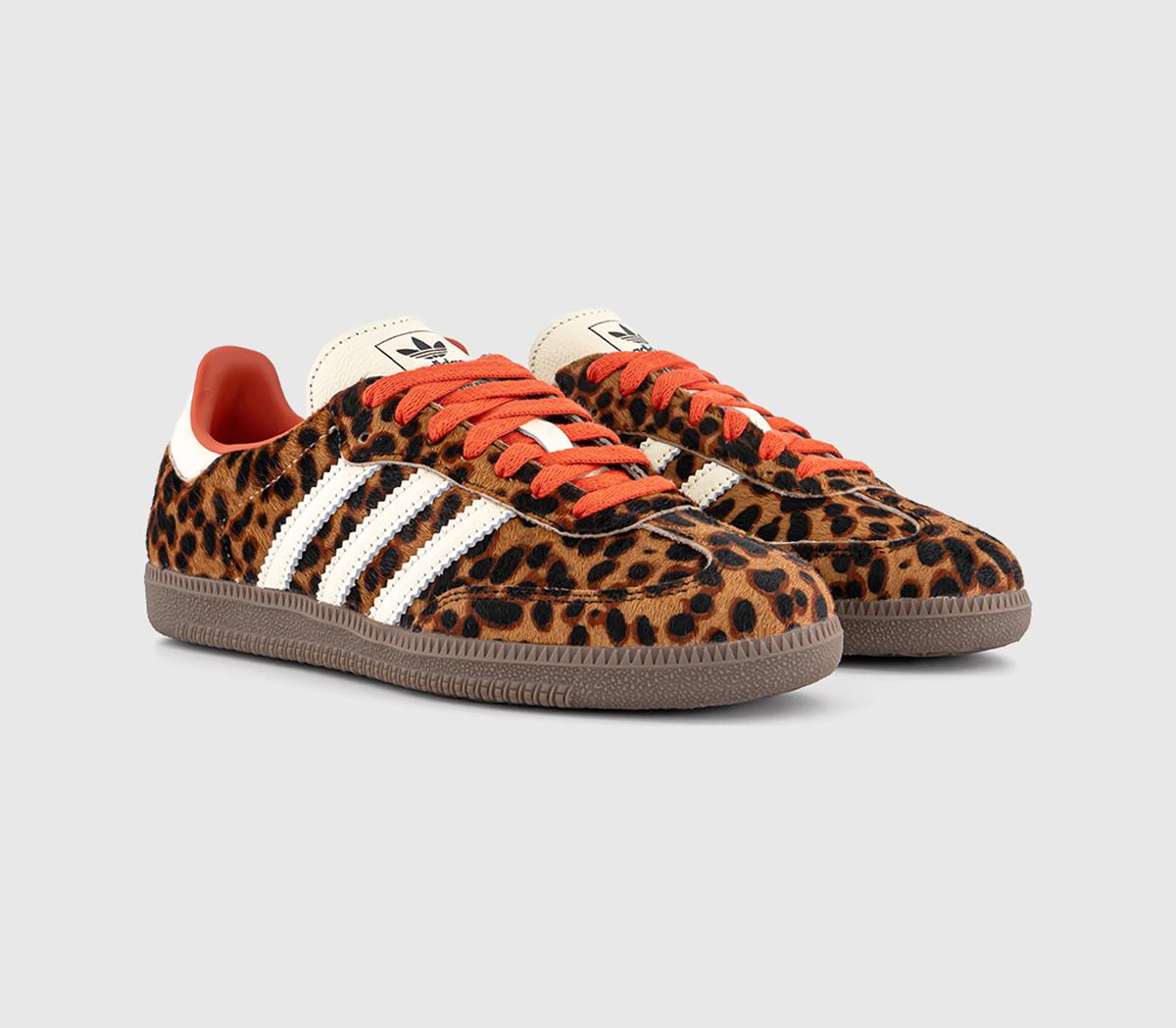 adidasSamba OG TrainersLeopard Preloved Red Cream