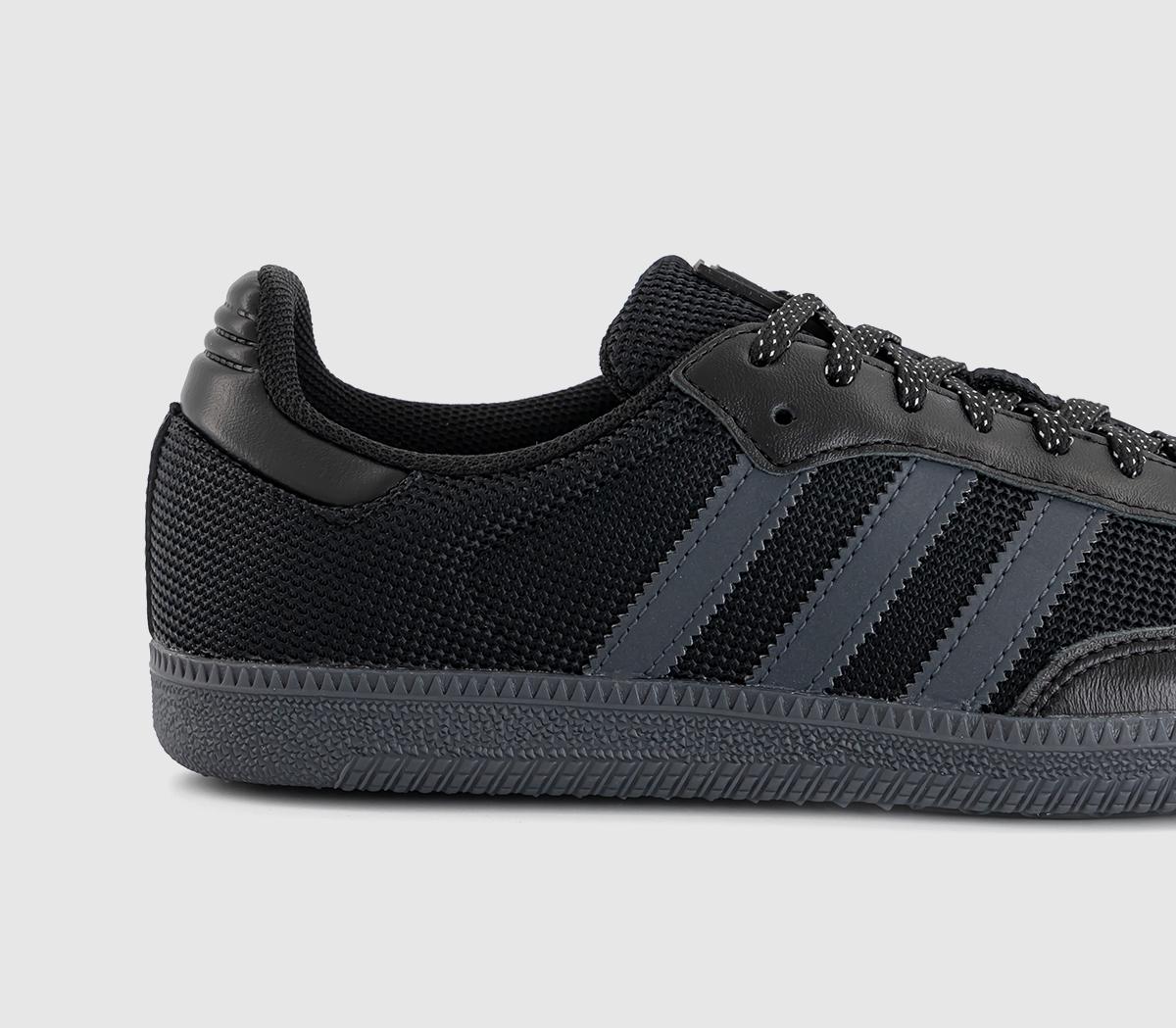 adidasSamba OG TrainersBlack Carbon Silver Metallic