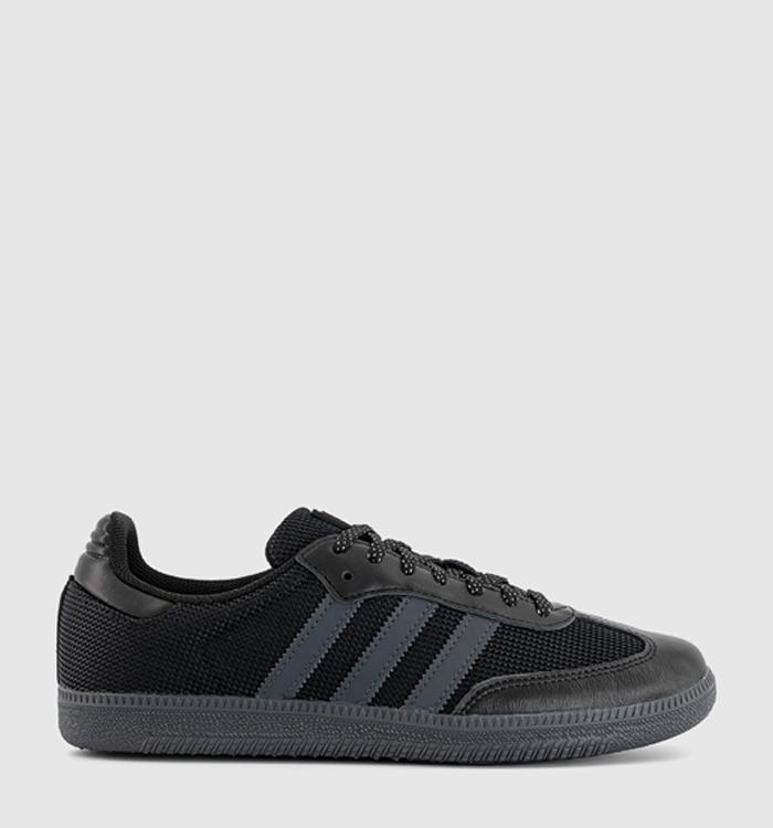 adidas Samba OG Trainers Black Carbon Silver Metallic