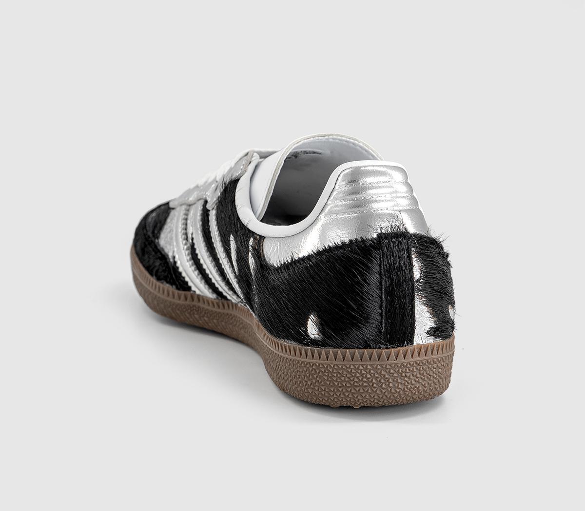 adidasSamba OG TrainersBlack Silver Metallic White