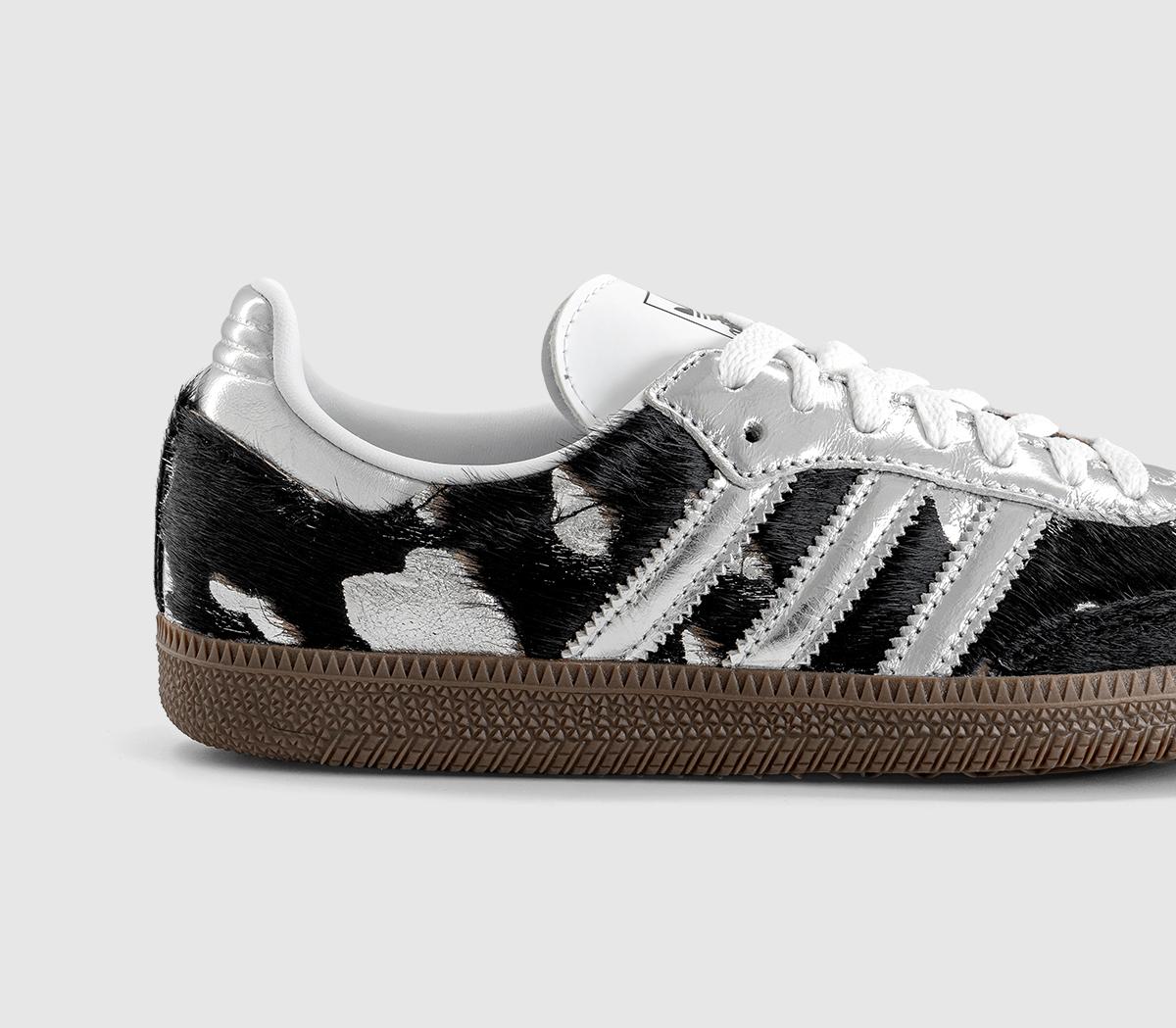 adidasSamba OG TrainersBlack Silver Metallic White