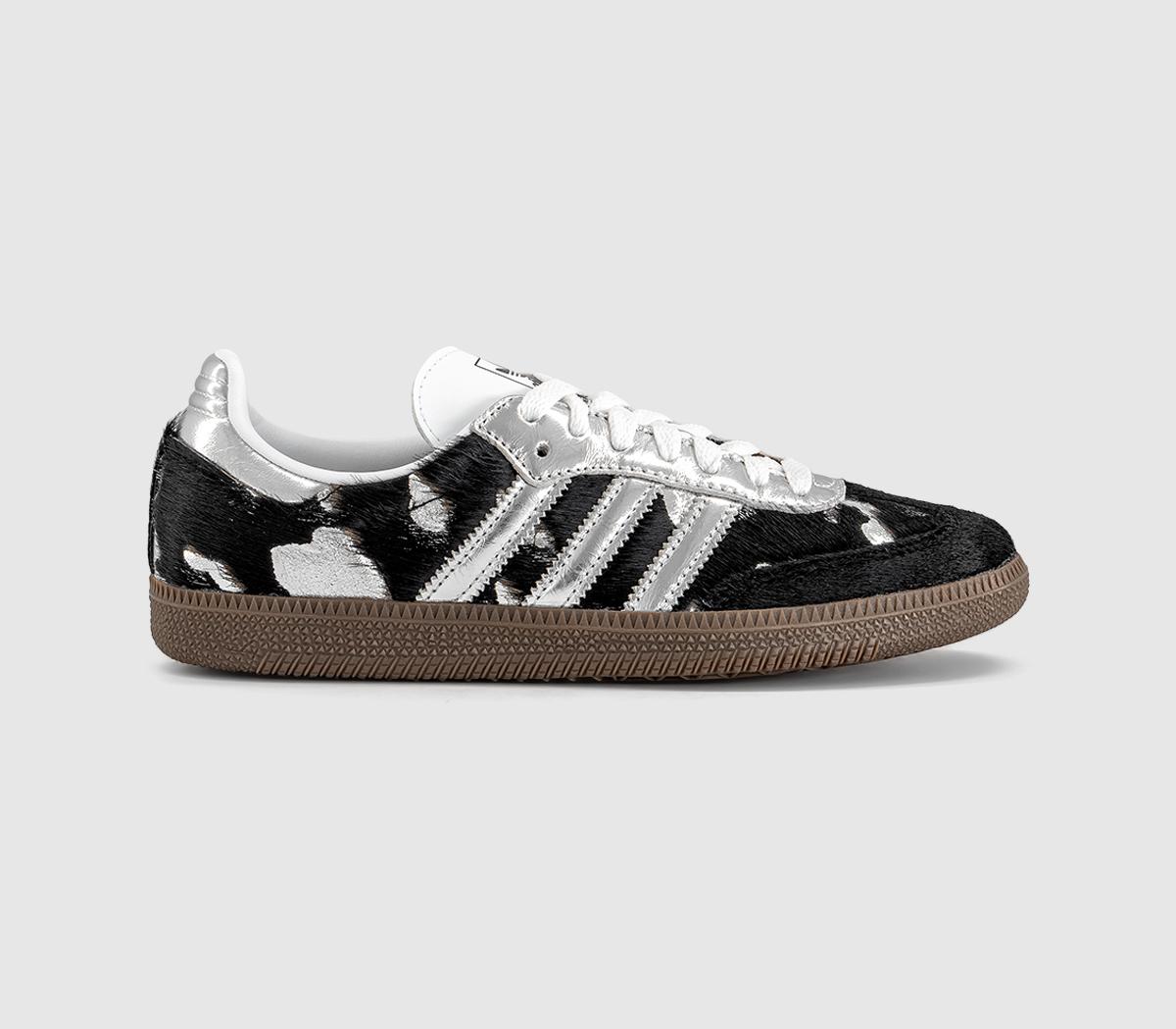 adidasSamba OG TrainersBlack Silver Metallic White