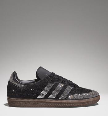 adidas Samba OG Trainers Crystal Black Black Silver