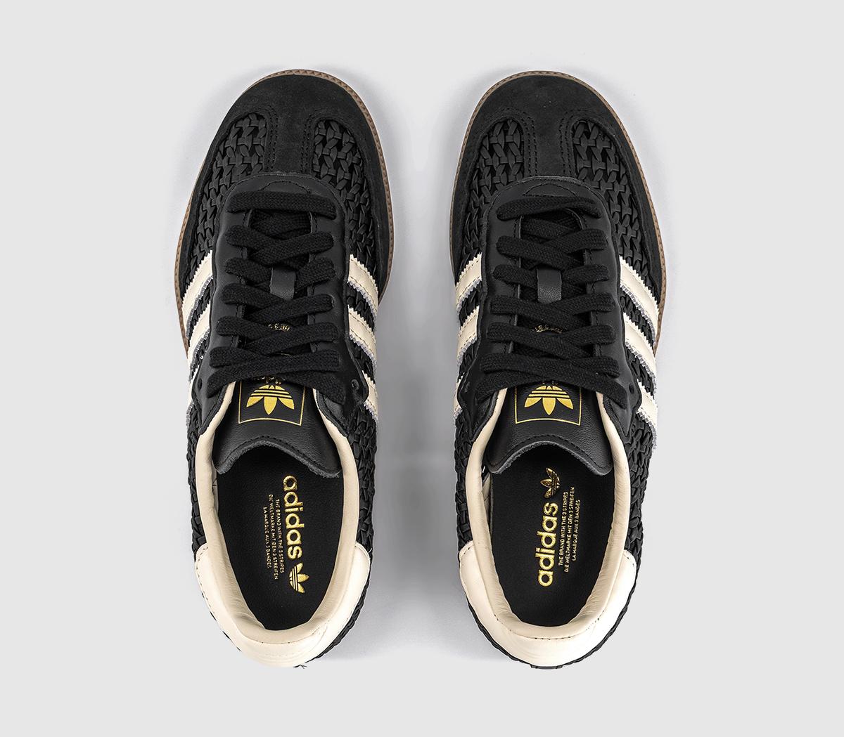 adidasSamba OG TrainersCore Black Cream White Gold Metallic