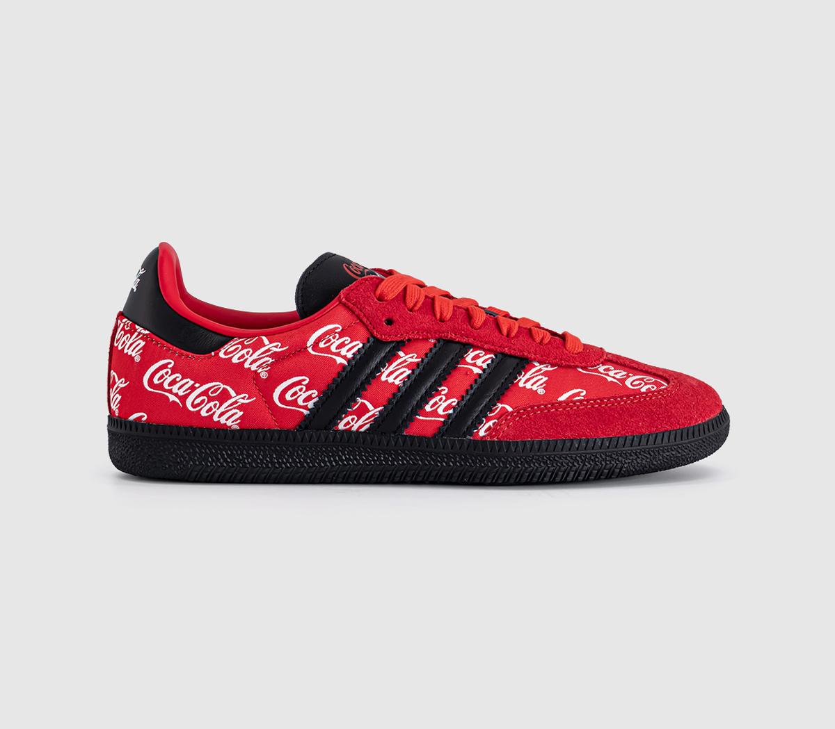 Adidas Samba Og Trainers Coca Cola White Black in Women's Size 6.5, Office Shoes