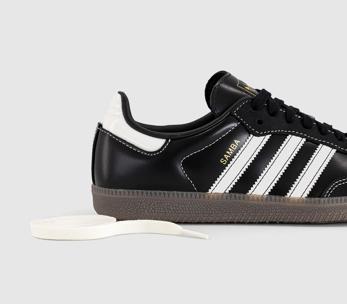 adidasSamba OG TrainersExclusive Black Off White Gold Metallic