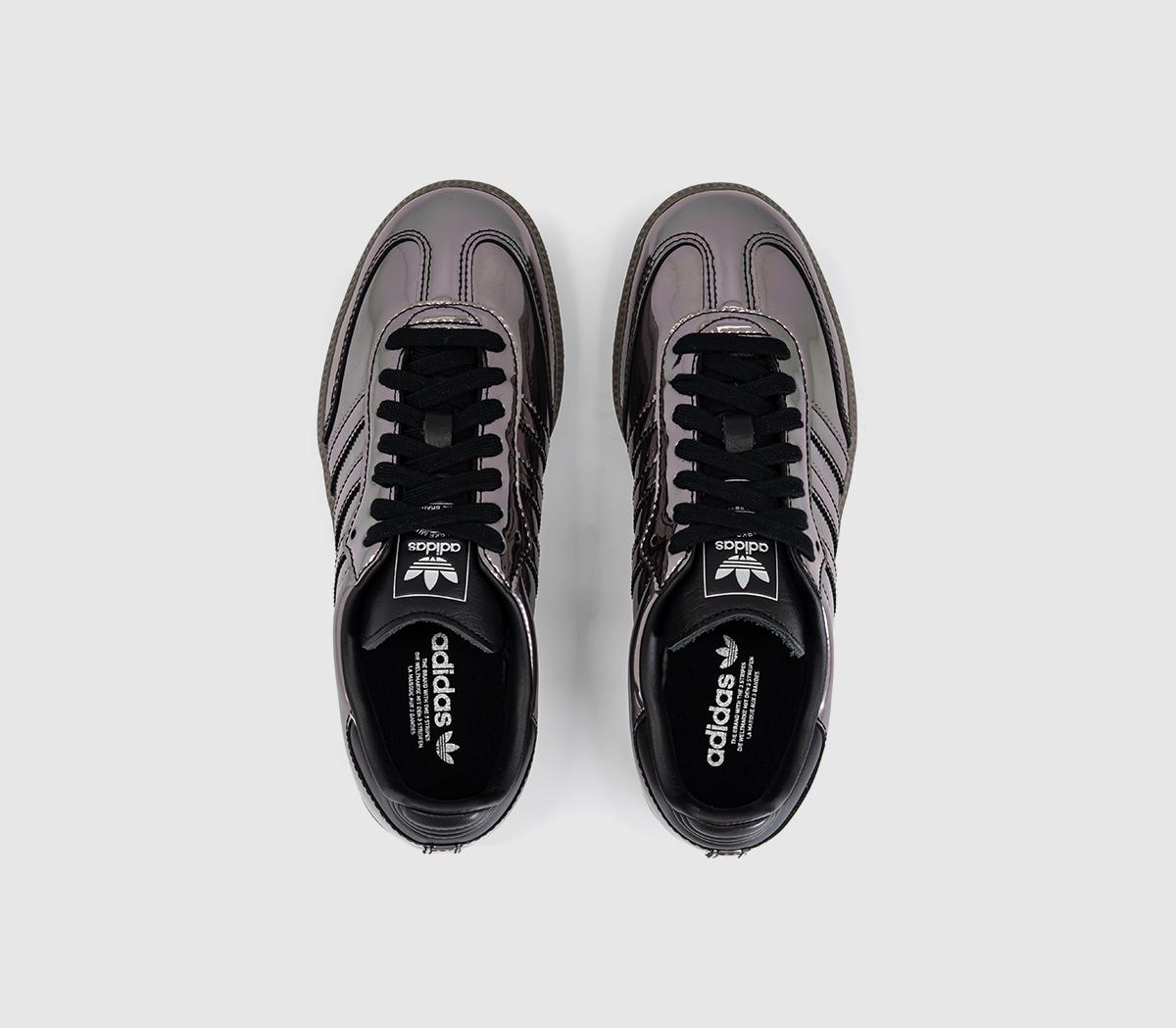 adidasSamba OG TrainersMetallic Black Black Gum