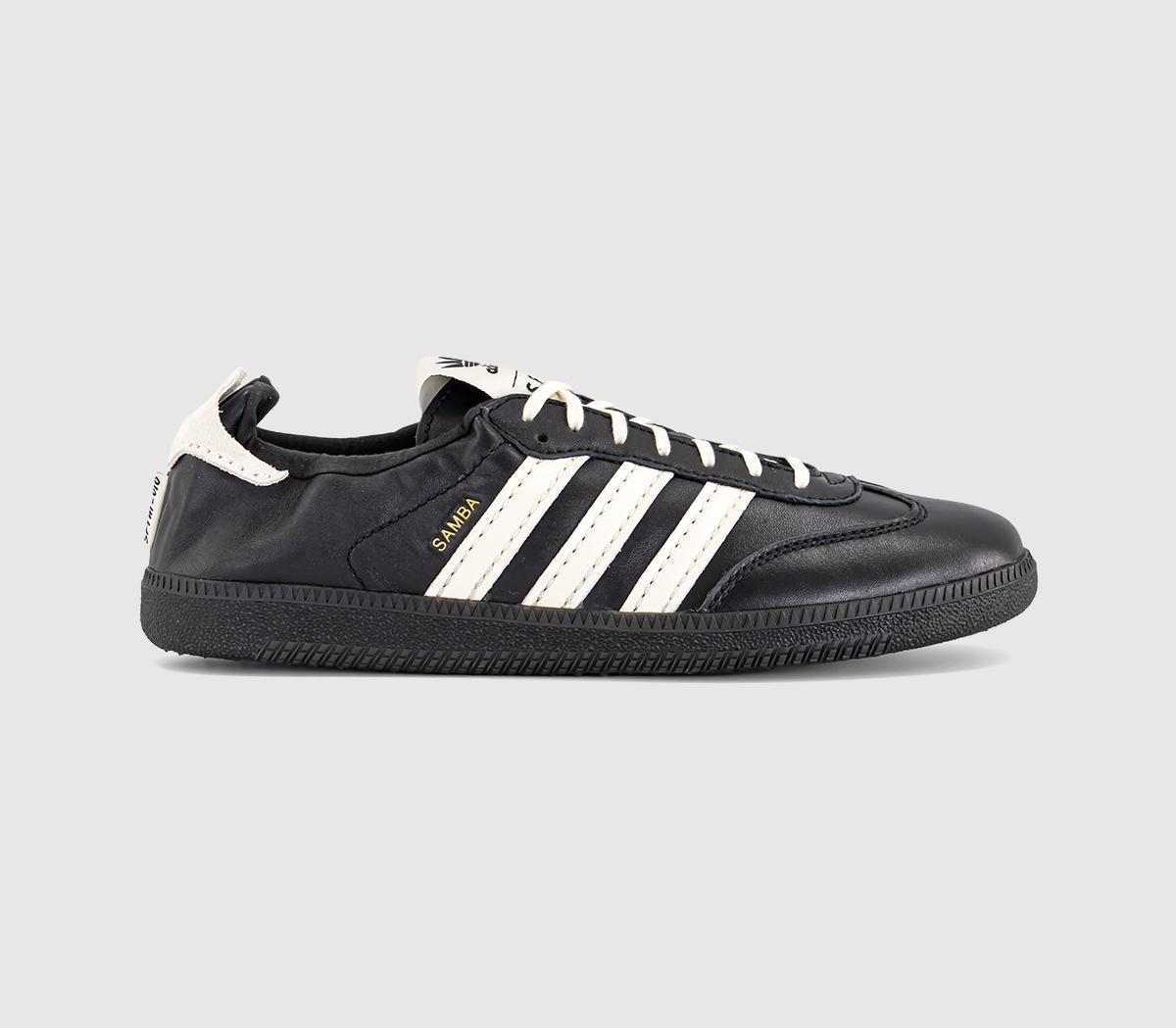 adidas Womens Samba Og Trainers Sftm Core Black Cream White Gold Metallic, 10.5