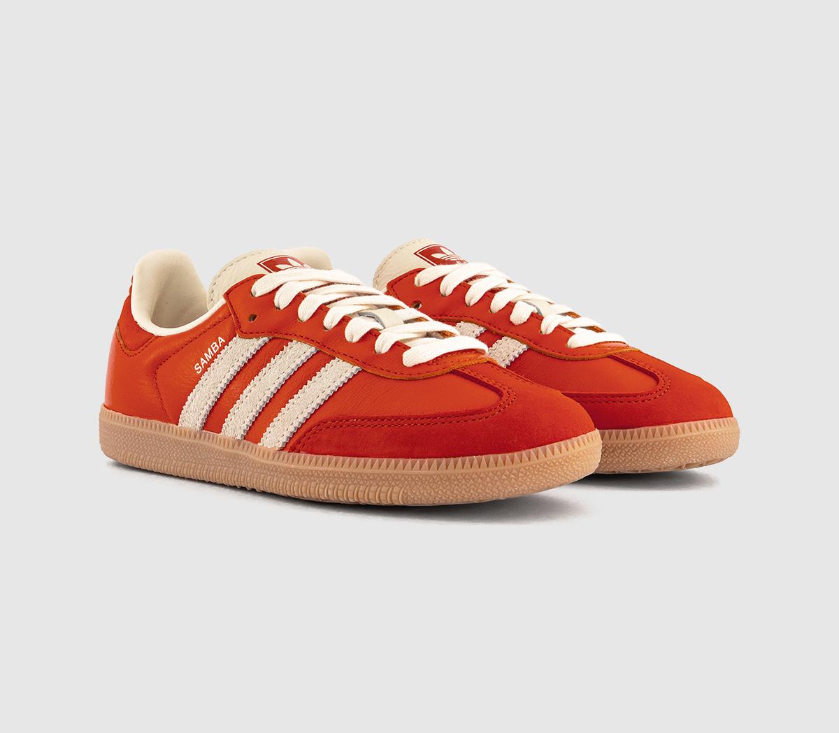 adidas Samba OG Trainers adidas Samba OG Trainers Collegiate Orange Cream White Gum