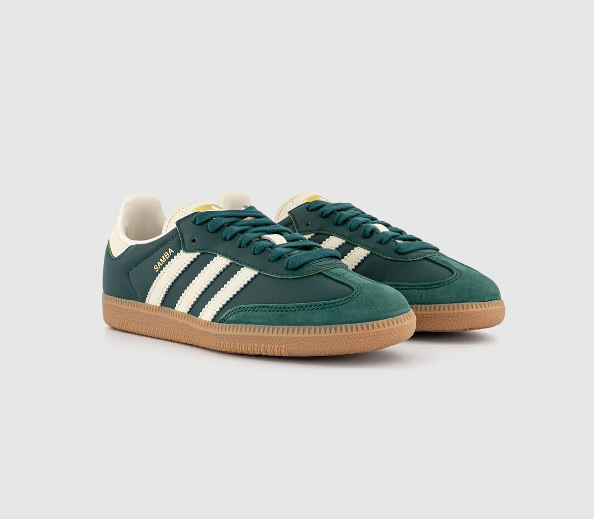 adidasSamba OG Trainers adidasSamba OG TrainersCollegiate Green Cream White Gold Met