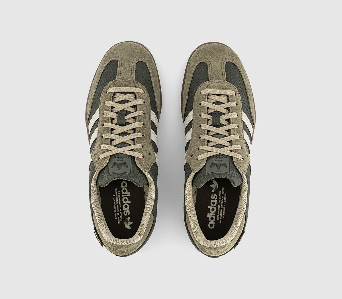 adidas gazelle silver green womens Adidas Unisex Samba OG Cloud White / Silver Green / Putty Mauve Low Top  Sneakers main image 1
