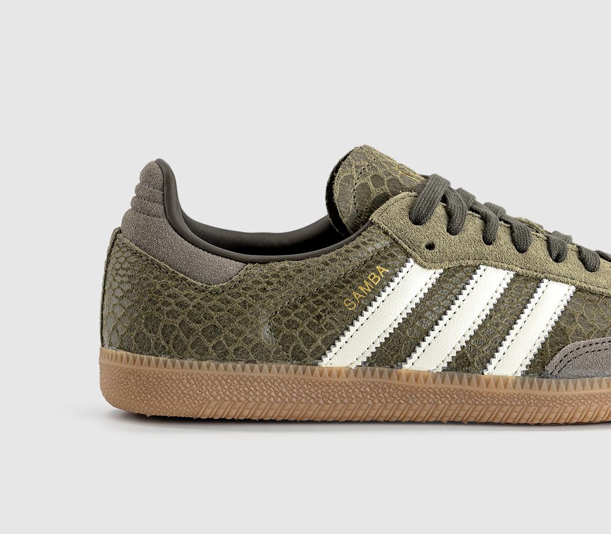 adidasSamba OG TrainersFocus Olive Offwhite Gum