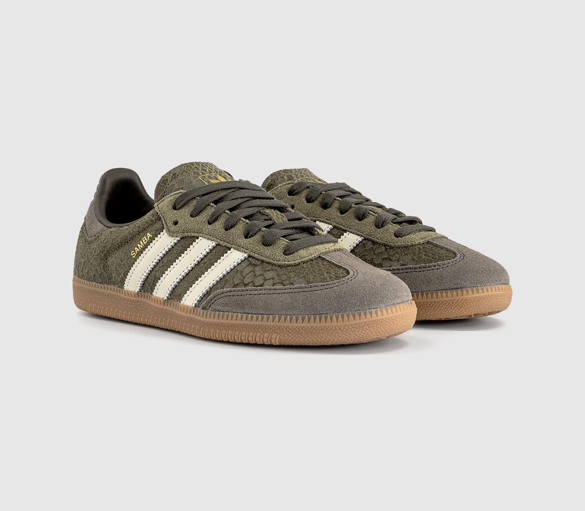 adidasSamba OG TrainersFocus Olive Offwhite Gum
