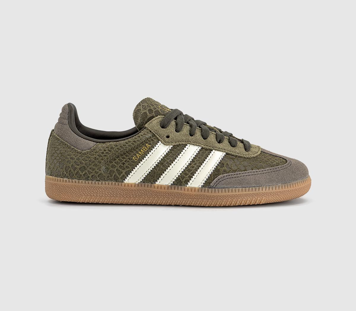 adidasSamba OG TrainersFocus Olive Offwhite Gum