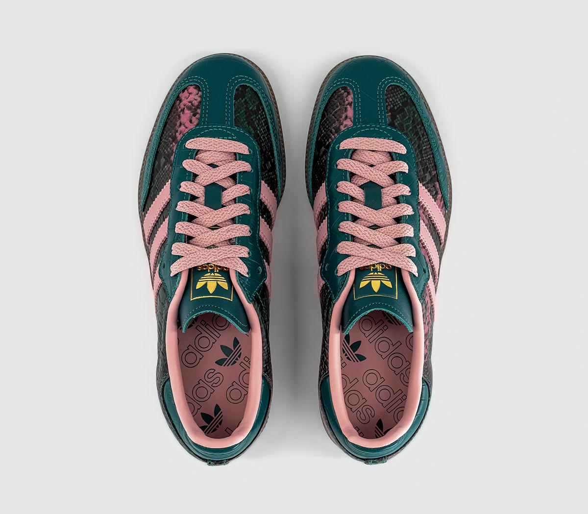 adidasSamba OG TrainersSnake Rich Green Wonder Mauve Gold Metallic