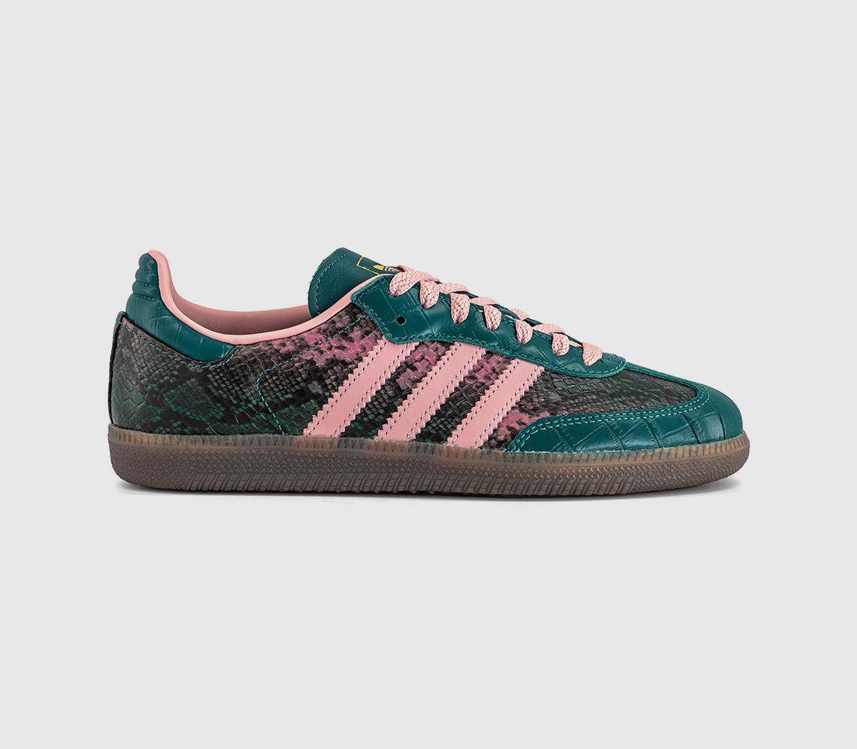 adidasSamba OG TrainersSnake Rich Green Wonder Mauve Gold Metallic