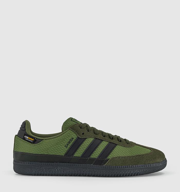 adidas Samba Og Trainers Wild Pine Night Cargo Frozen Lemon