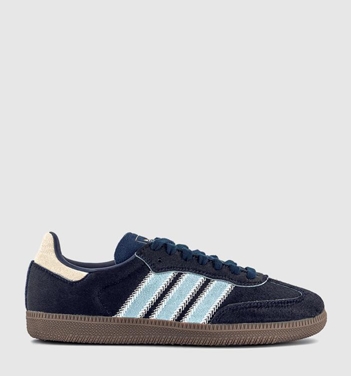 adidas Samba OG Trainers Night Indigo Clear Sky Tactile Blue