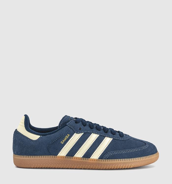 adidas Samba OG Trainers Night Indigo Warm Vanilla Gum