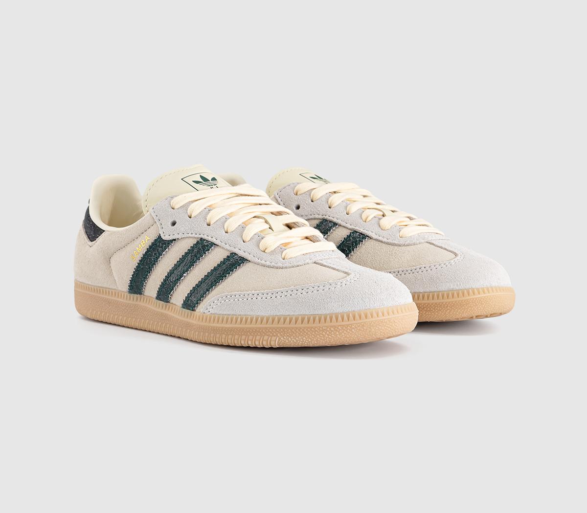 adidasSamba OG TrainersCream White Collegiate Green Magic Beige