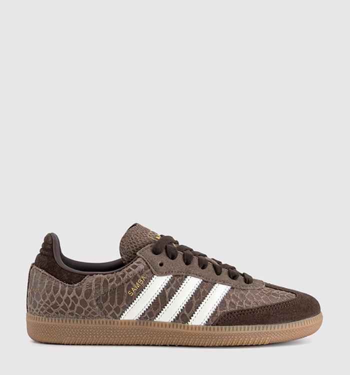adidas Samba OG Trainers Brown Earth Strata Offwhite Gum