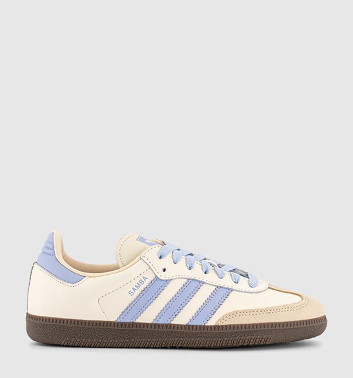 adidas Samba OG Trainers Cream White Violet Tone Sand Strata