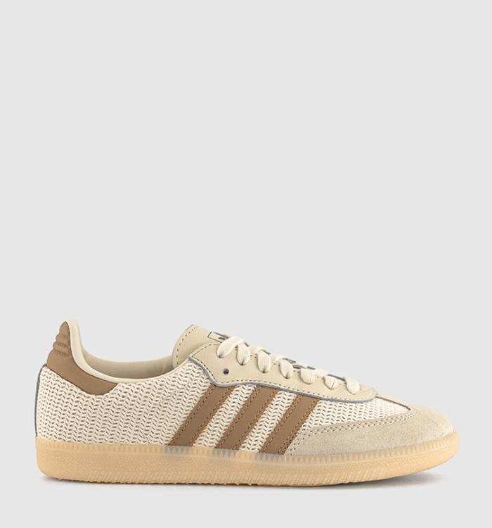 adidas Samba OG Trainers Cream White Cardboard Crystal Sand