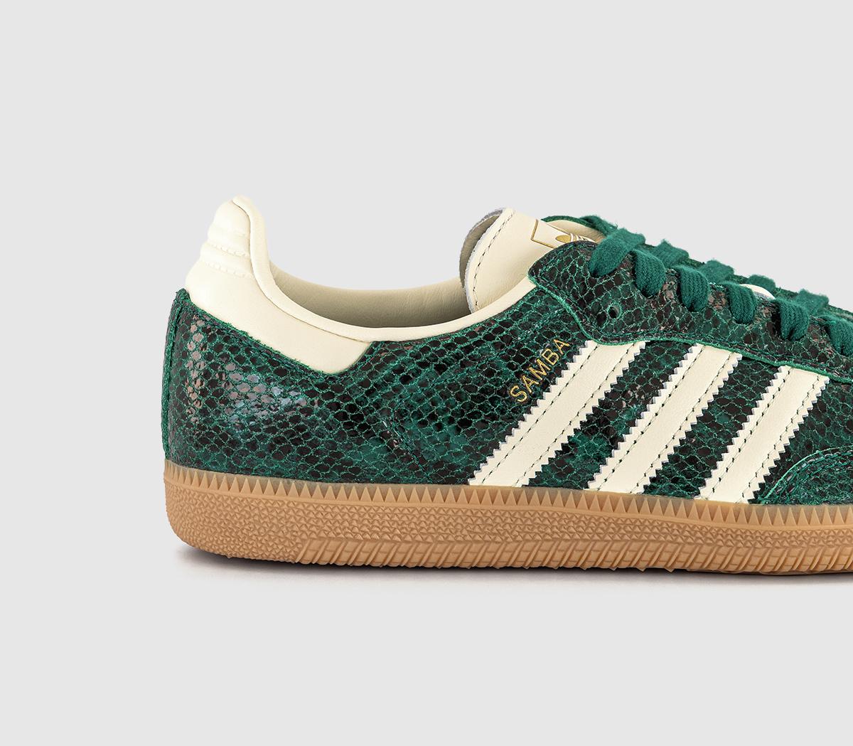 adidasSamba OG TrainersCream White Cream White Collegiate Green