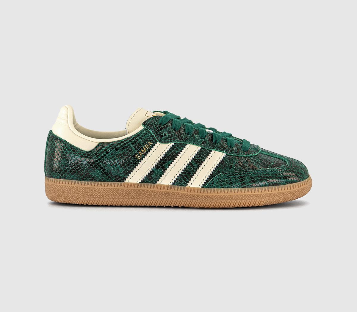 adidasSamba OG TrainersCream White Cream White Collegiate Green