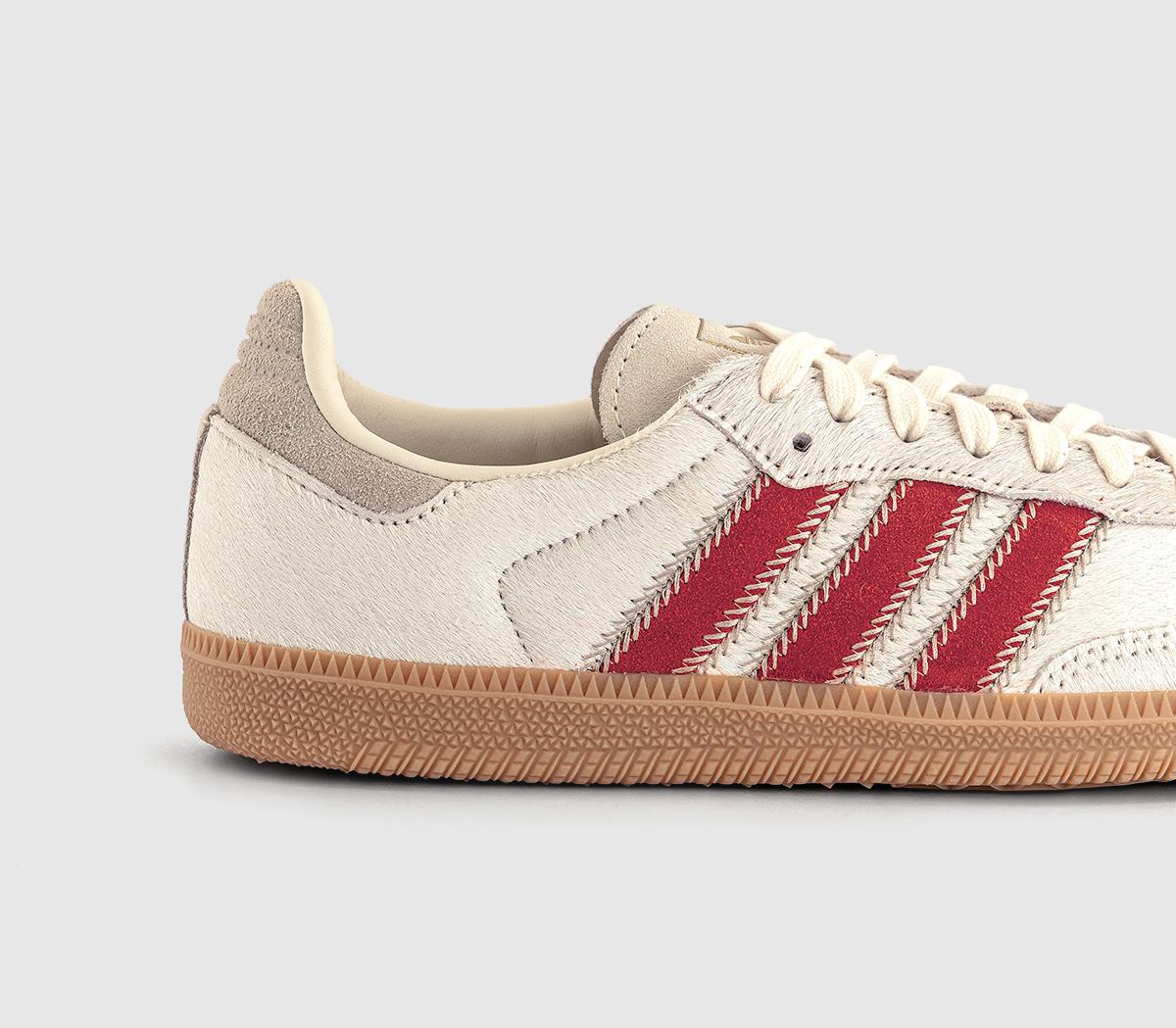 adidasSamba OG TrainersWonder Beige Cream White Better Scarlet