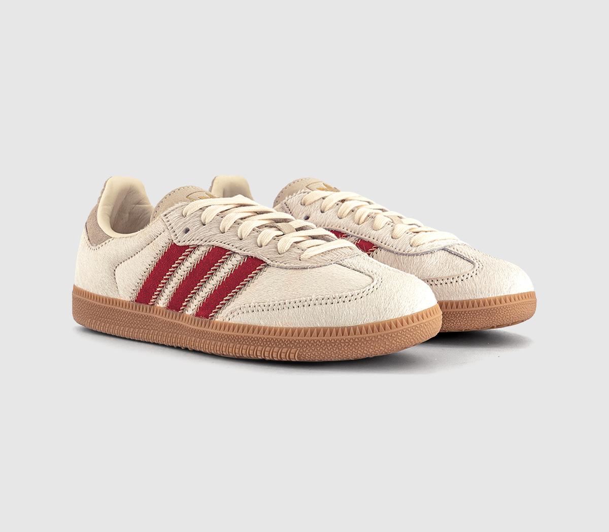 adidasSamba OG TrainersWonder Beige Cream White Better Scarlet